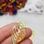 اكليريك ملون - ورق الشجر - جنجاه اصفر