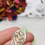 اكليريك ملون - ورق الشجر - جنجاه اخضر