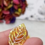 اكليريك ملون - ورق الشجر - جنجاه orange