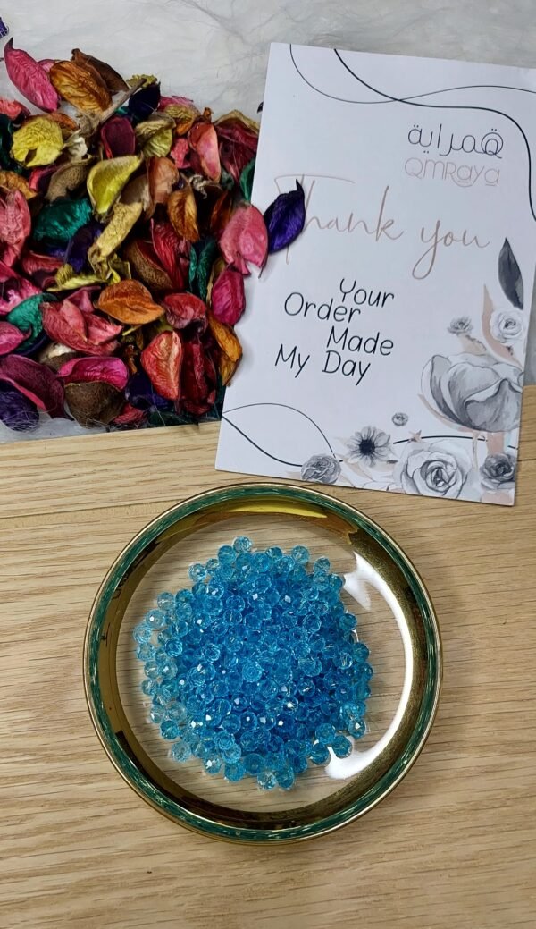 كريستال لامع / ازرق– مقاس 6