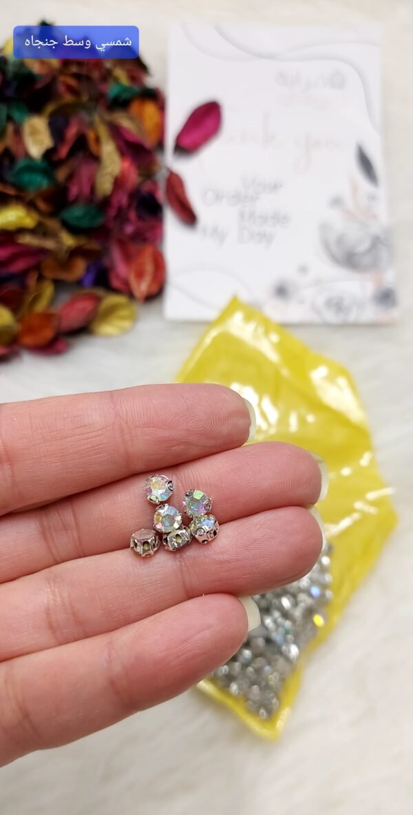 فصوص - فضي / فص جنجاه - شمسي / وسط بالجرام