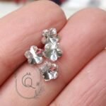 فصوص - ورده لزق - فص شفاف