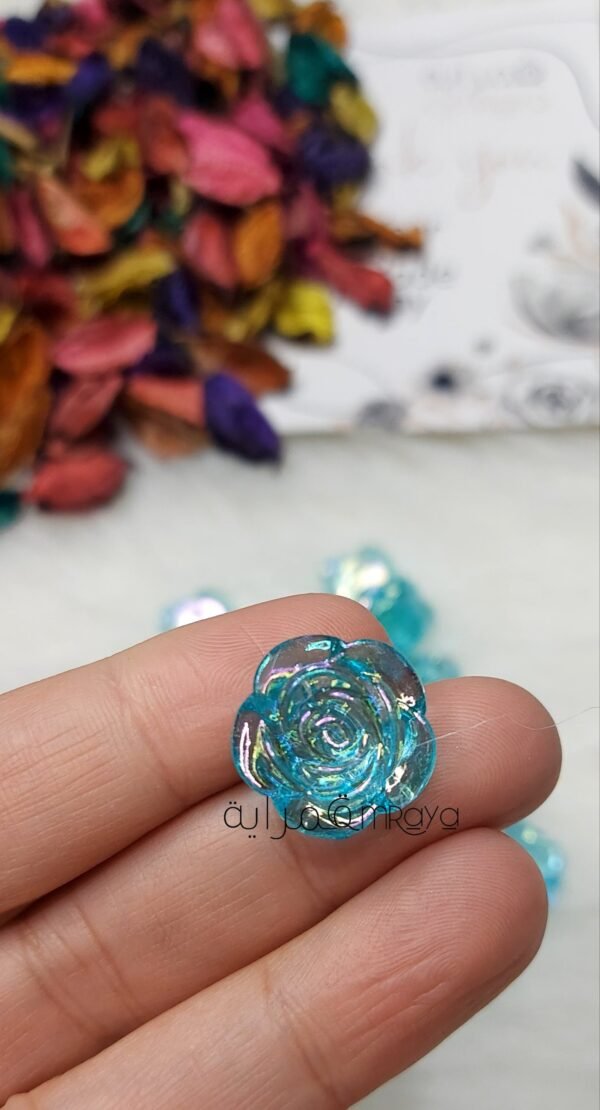 اكليريك ملون - ورد ملون - جنجاه Aqua