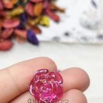 اكليريك ملون - ورد ملون - جنجاه فوشيا