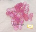⁦اكليريك - فراشه ملونة ك - جنجاه فوشيا⁩ - الصورة ⁦2⁩