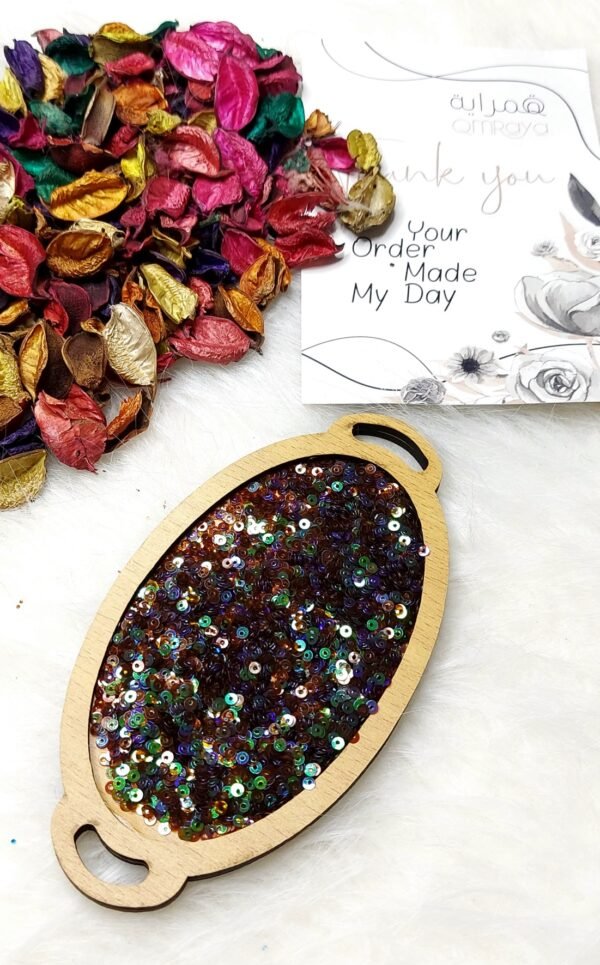 ترتر - دايرة بني*اخضر صغير