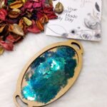 ترتر - ورقق شجر تركواز مفرغ جنجاه كبير