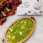 ترتر - نجوم اخضر فاتح جنجاه صغير