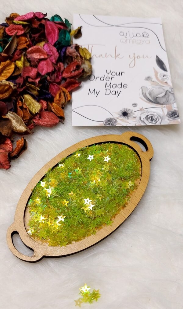 ترتر - نجوم اخضر فاتح جنجاه صغير