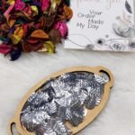 ترتر - ورق شجر فضي كبير