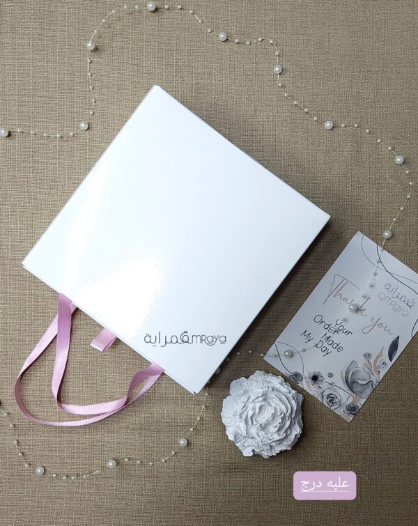 علبة درج - مناديل كتب الكتاب / شريط بمبي