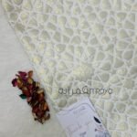 قماش رمضان / اوف وايت*دهبي (نسيج)