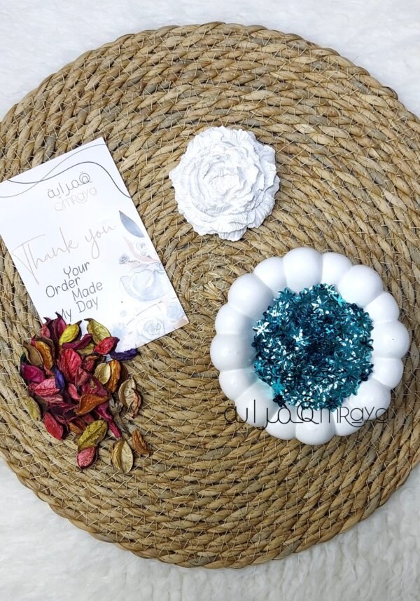 ترتر - نجوم سداسيه تركواز كبيره