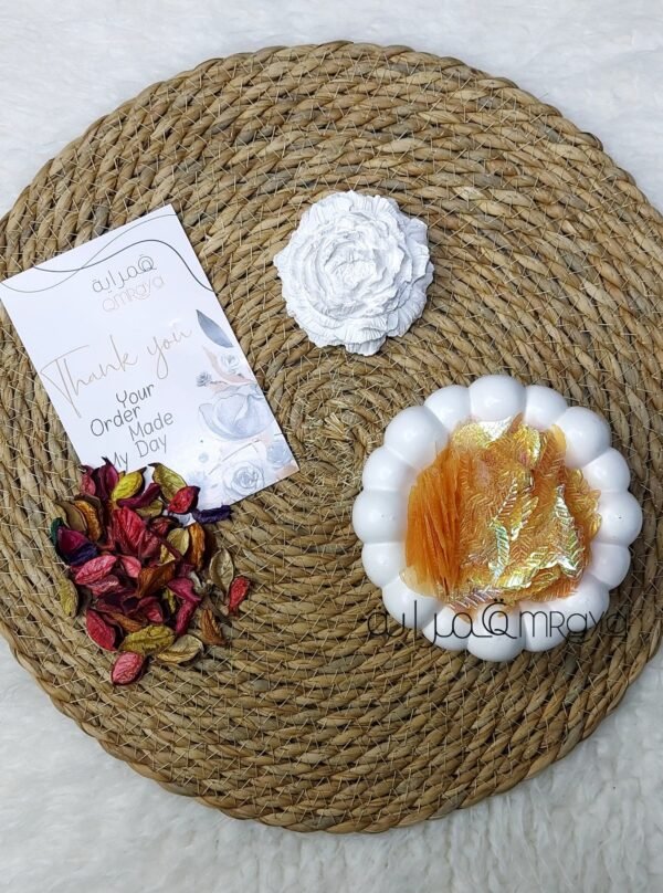 ترتر - ورق شجر برتقالي كبير