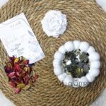 ترتر - ورق شجر فضي*دهبي صغير