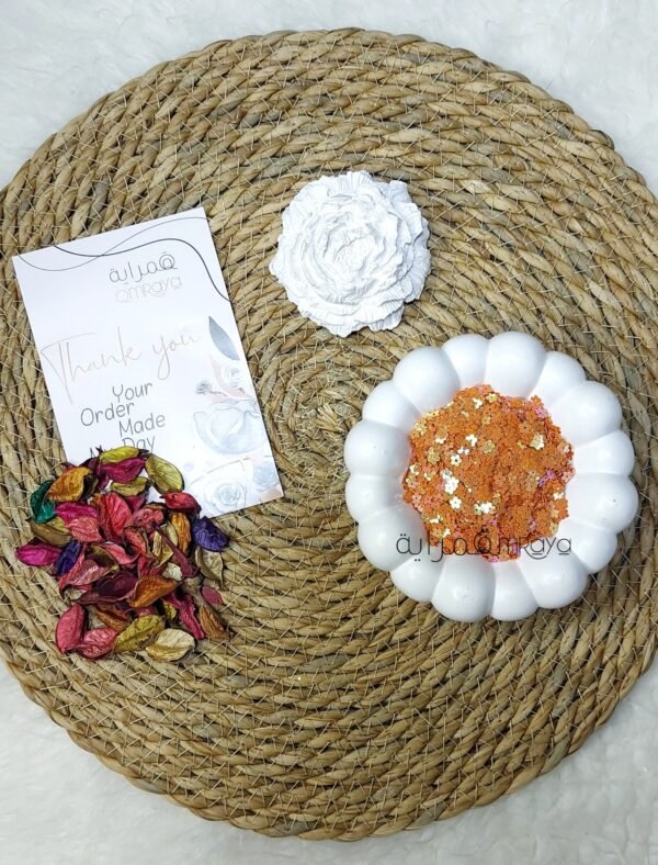 ترتر - ورده (برتقالي غامق جنجاه) صغيره