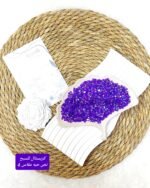 ⁦كريستال السبح / موف نص حبه مقاس 4mm⁩ - الصورة ⁦2⁩