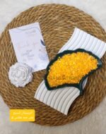 ⁦كريستال السبح / برتقالي نص حبه مقاس 4mm⁩ - الصورة ⁦2⁩