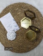 ⁦علبة خواتم - خشب سداسي / صغيره⁩ - الصورة ⁦2⁩