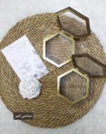 ⁦علبة خواتم - خشب سداسي / كبيرة⁩ - الصورة ⁦2⁩