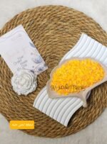 ⁦كريستال السبح / برتقالي نص حبه دمعه⁩ - الصورة ⁦2⁩