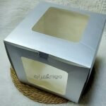 التغليف – كارتونة للبوكيهات فضي