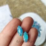 فصوص لبني بقاعدة معدن - مقاس 3