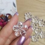 ورد اكلريك - خماسي - زجاجي