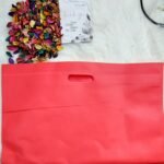 التغليف - شنط قماش / احمر كبير