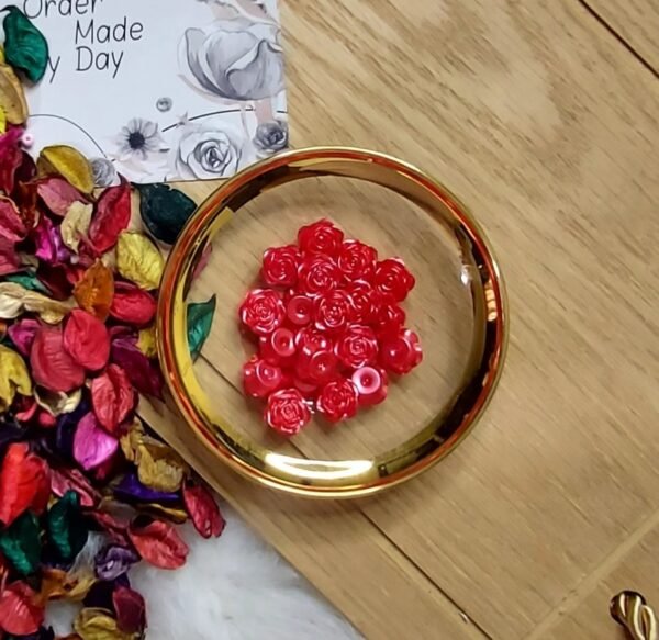 اكليريك - ورد / احمر - وسط