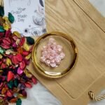 اكليريك - ورد / بودر بينك - وسط