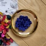 اكليريك - ورد / كحلي - وسط