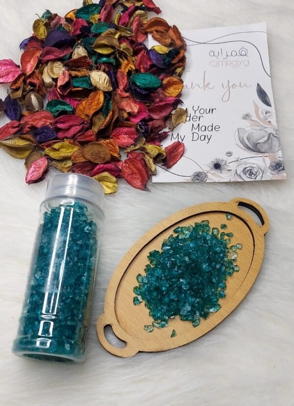 برطمان احجار – تركواز وسط