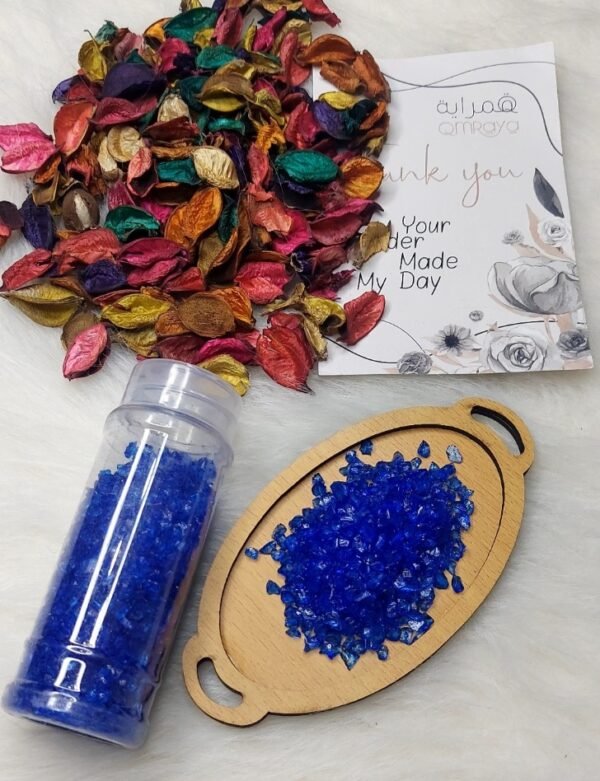 برطمان احجار – ازرق وسط