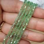 عقد كريستال جنجاه - اخضر مقاس 4