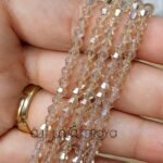 عقد كريستال جنجاه - شامبين مقاس 4