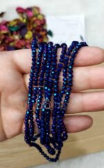 ⁦عقد كريستال جنجاه - ازرق مقاس 4⁩ - الصورة ⁦2⁩