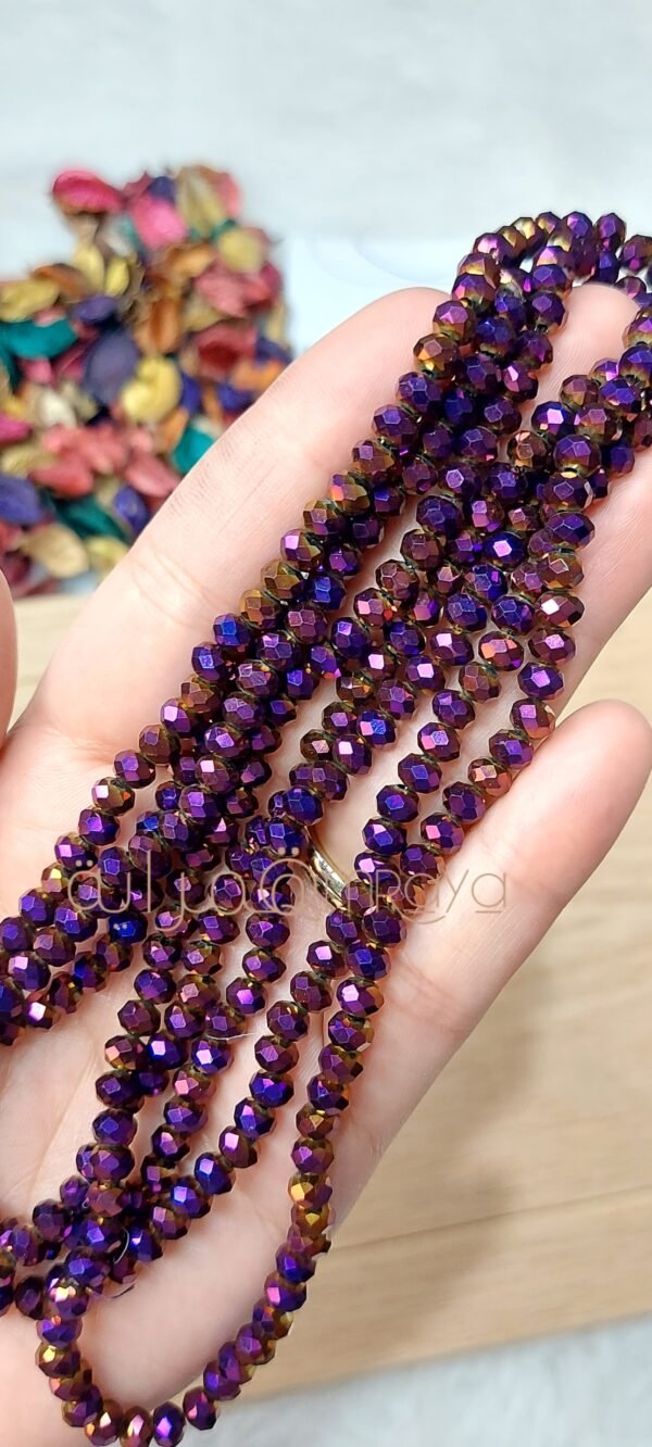 عقد كريستال جنجاه - Purple مقاس 6