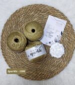 خيوط سباركل / sparkle دهبي - كود 1306 (بكره)