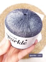⁦خيوط سباركل / sparkle فضي - كود 1357 (بكره)⁩ - الصورة ⁦2⁩