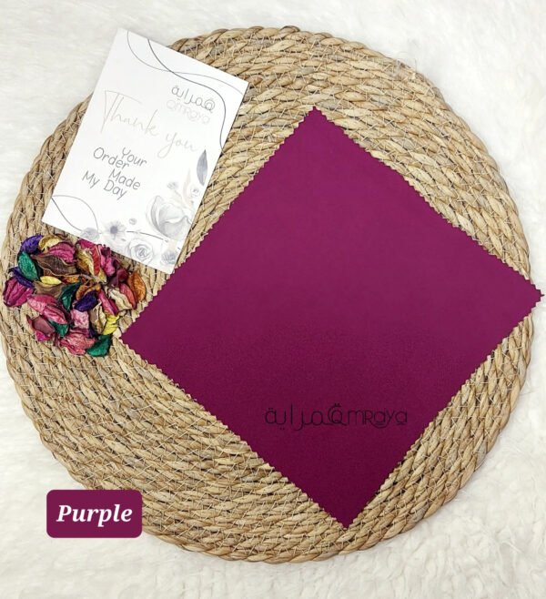 قماش روزالين - بالقطعه (Purple)