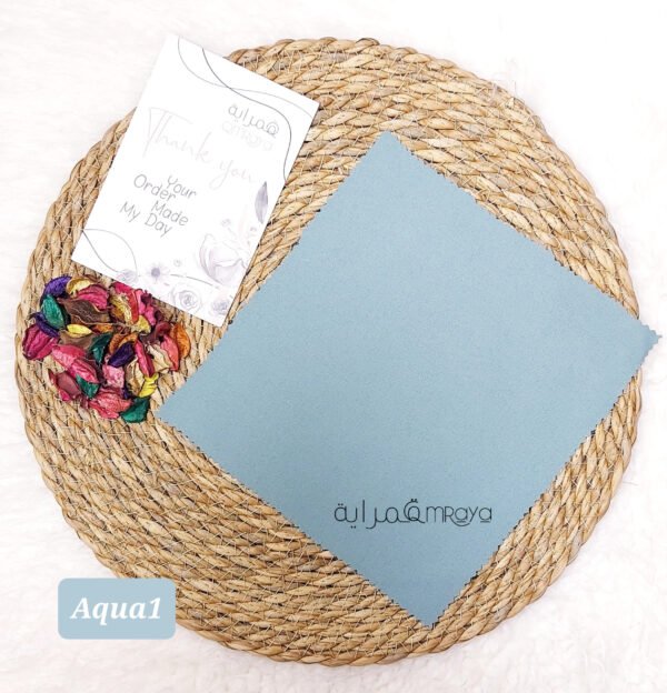 قماش روزالين - بالقطعه (Aqua1)