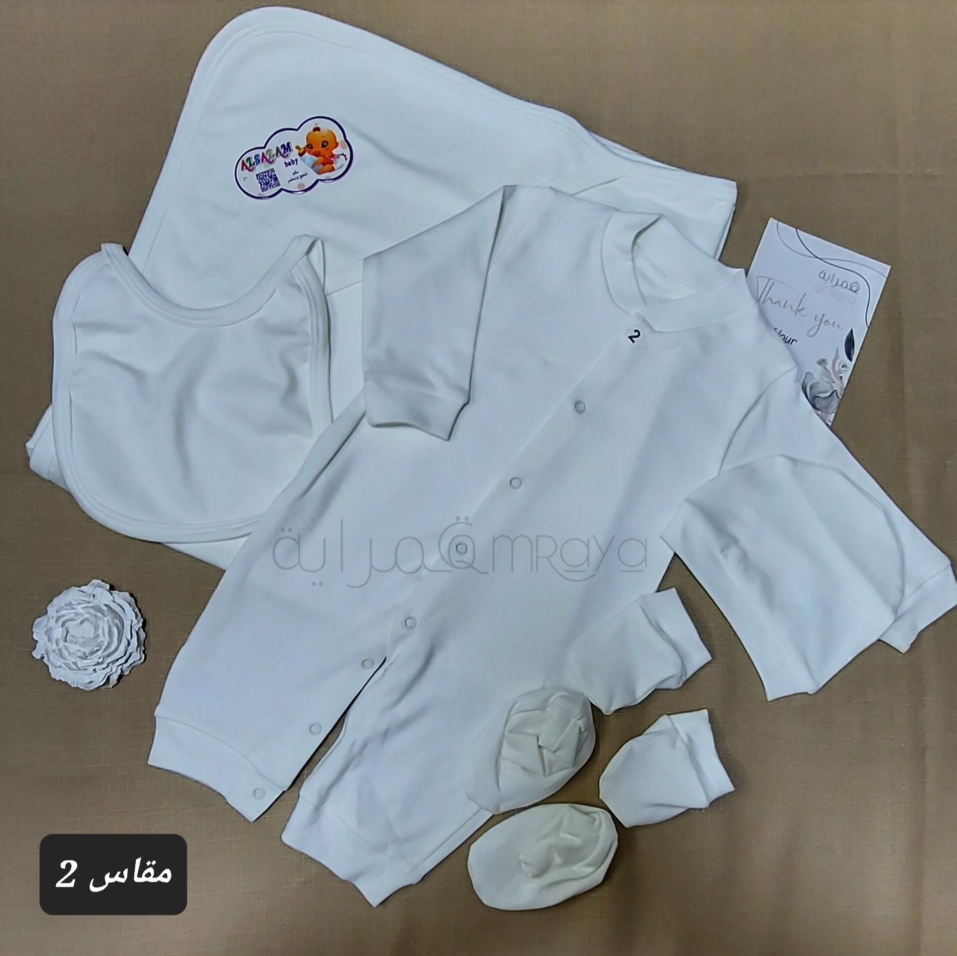InShot_20260308_215345989 السلام بيبي / قطن (6/3شهور) 2 - مفتوح / 6 ق - الصورة 1