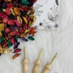 إبرة نفاش - سن معدن ويد خشب - مقاس صغير