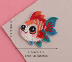 ⁦سمكة ملونة مطرزة - مستورده⁩ - الصورة ⁦2⁩