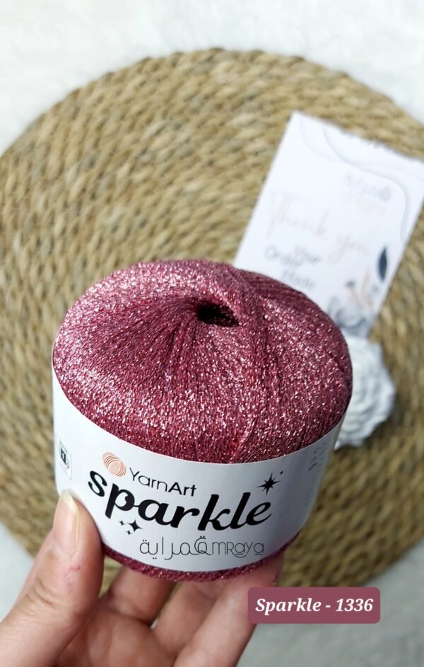خيوط سباركل / sparkle - كود 1336 (تقسيمه)