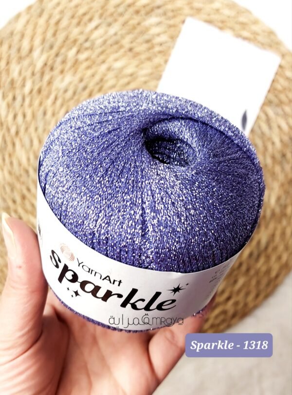 خيوط سباركل / sparkle - كود 1318 (تقسيمه)