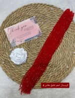 ⁦كريستال احمر غامق مقاس 4 (عقد)⁩ - الصورة ⁦2⁩