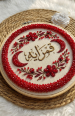 ⁦كريستال احمر غامق مقاس 4 (عقد)⁩ - الصورة ⁦3⁩