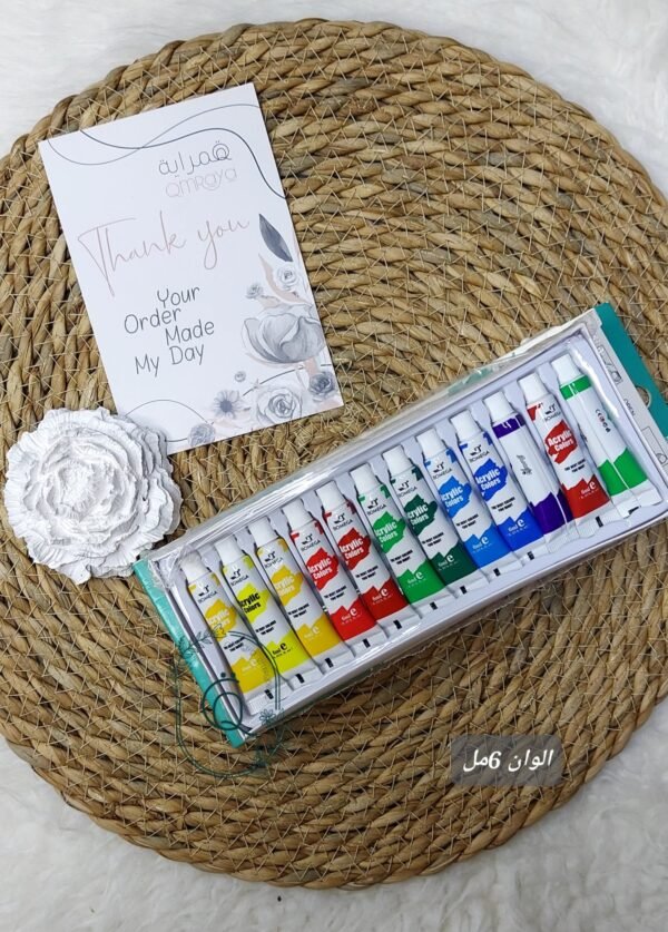 الوان اكليريك Bomega - قماش 6مل